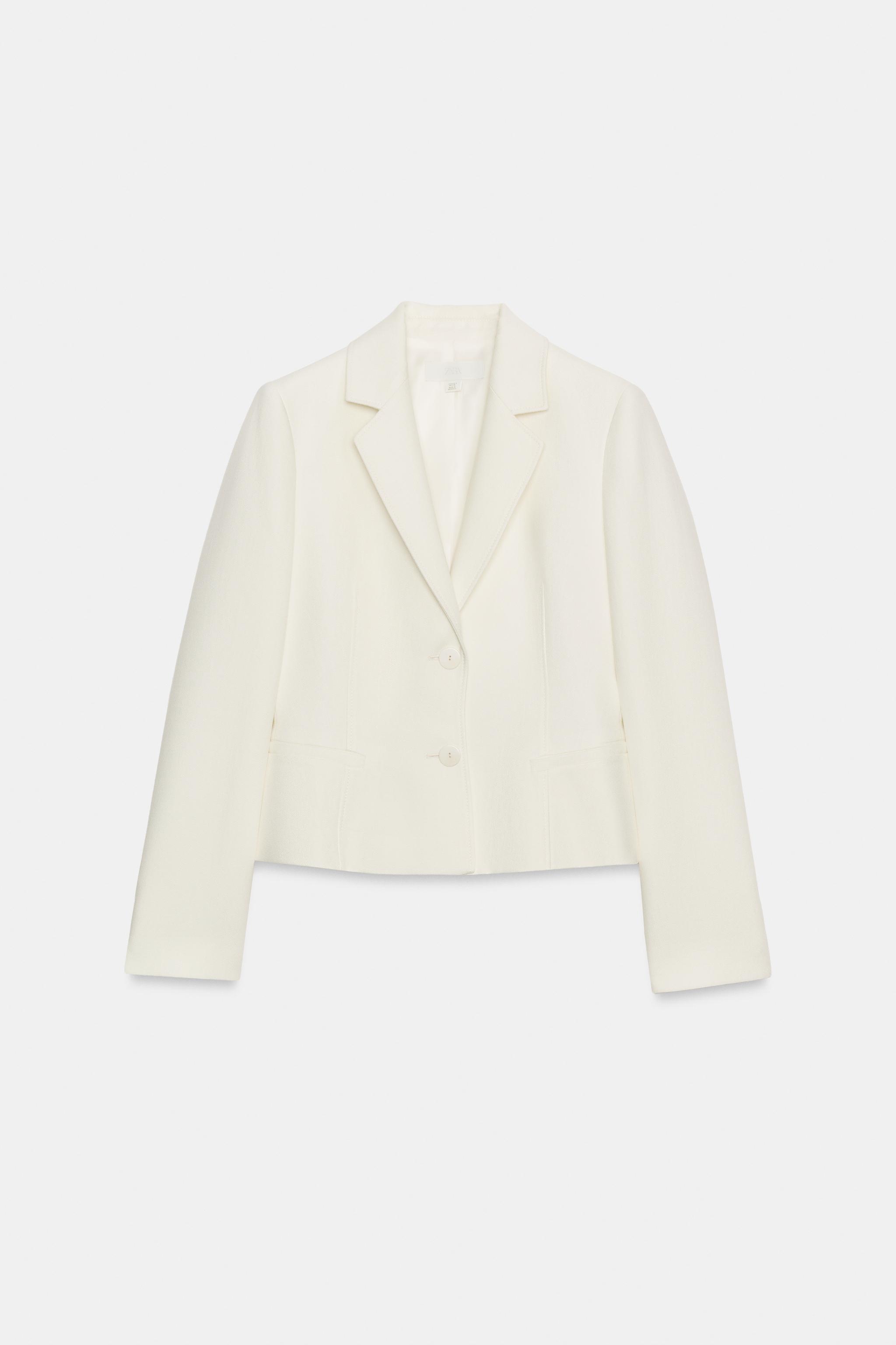 TAILORED BLAZER WITH SHOULDER PADS